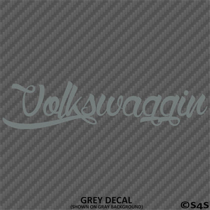 VW Volkswaggin JDM Style Decal