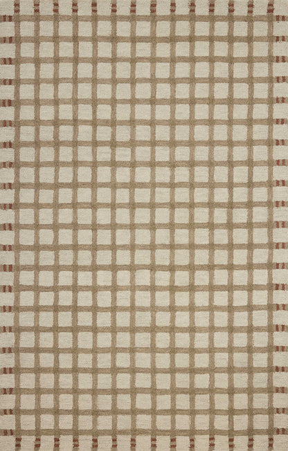 The Rug Corner Magnolia Home by Joanna Gaines x Loloi Waylon Natural / Rust