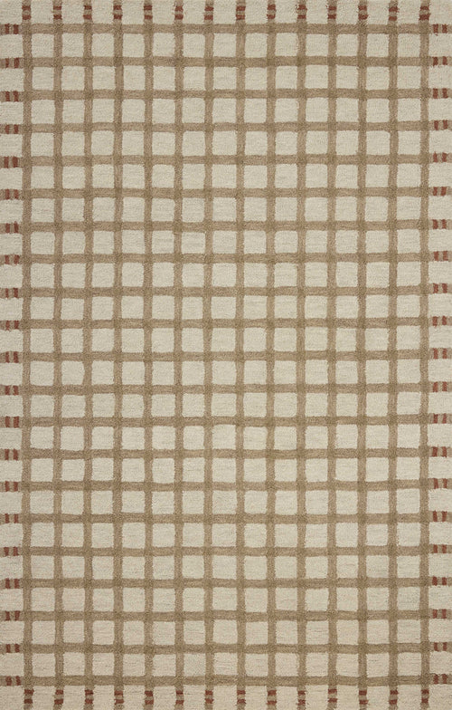 The Rug Corner Magnolia Home by Joanna Gaines x Loloi Waylon Natural / Rust