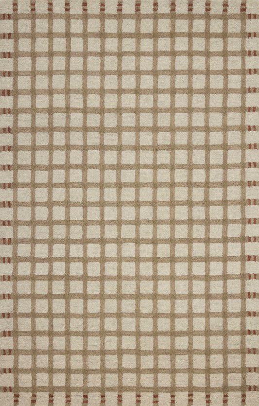 The Rug Corner Magnolia Home by Joanna Gaines x Loloi Waylon Natural / Rust