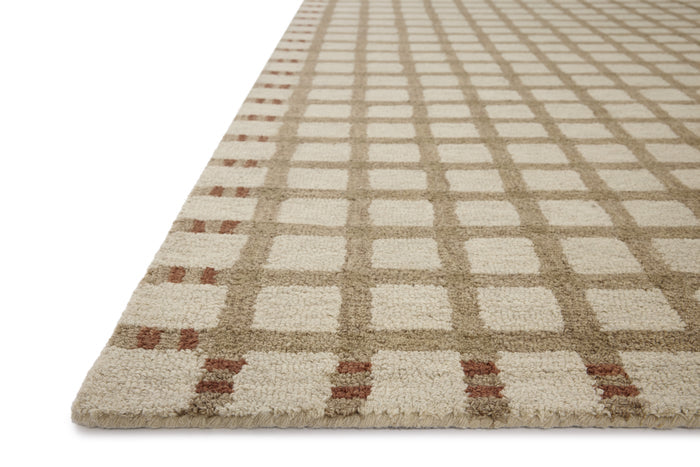 The Rug Corner Magnolia Home by Joanna Gaines x Loloi Waylon Natural / Rust